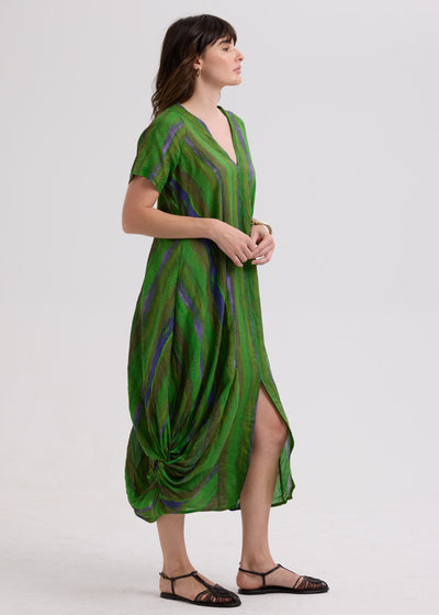 LD&Co - painted Linen Dress - Chartreuse - LC7787