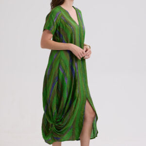 LD&Co - painted Linen Dress - Chartreuse - LC7787