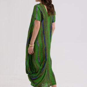 LD&Co - painted Linen Dress - Chartreuse - LC7787