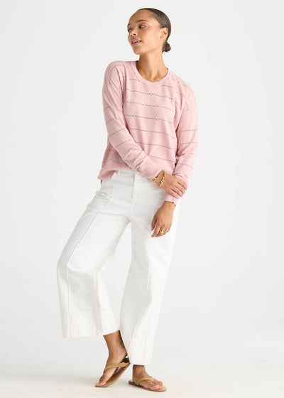 Ld + Co - Textured Linen Jumper