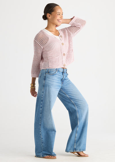 Ld + Co - Colour Mix Cardigan