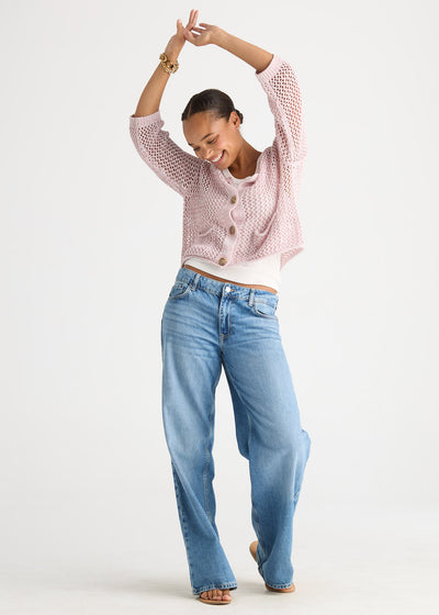 Ld + Co - Colour Mix Cardigan