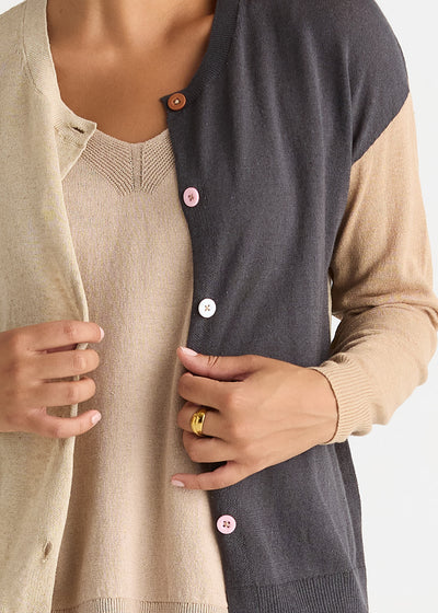 Ld + Co - Colour Block Cardigan