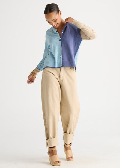 Ld + Co - Colour Block Cardigan