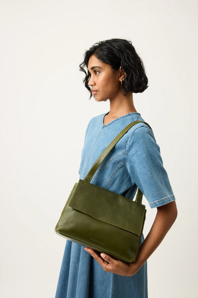 Nancybird - Line Shoulder Bag - Khaki - C25-66KH