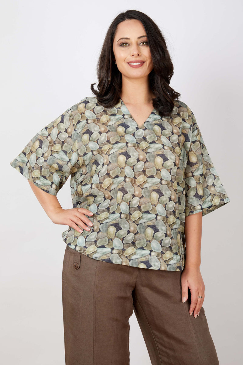 JJ Sisters - Top - LL106 earthy colours