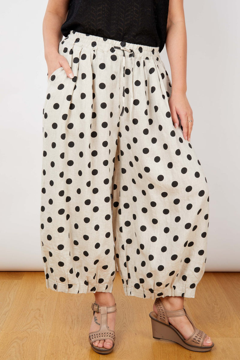 JJ Sisters - dotty pants - LL127 Black