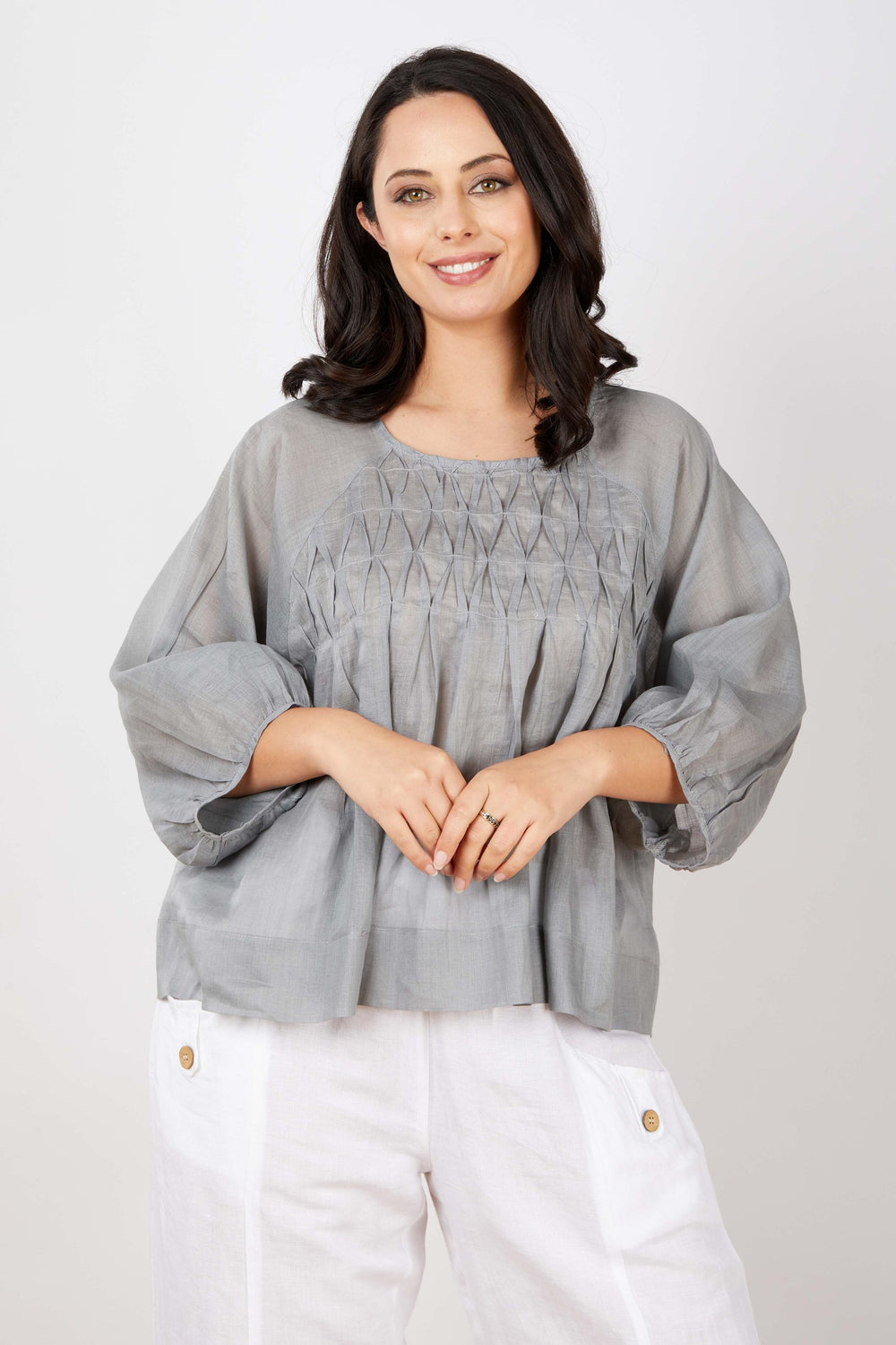 JJ Sisters - Top Light Grey - LL36 Grey