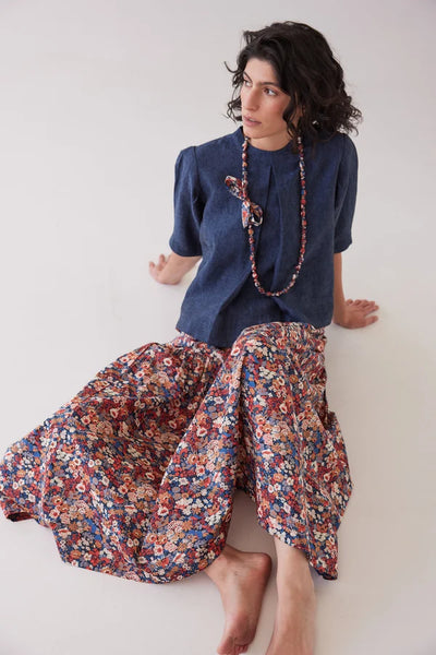 Eva's Sunday - Loretta Reversible Top - Navy