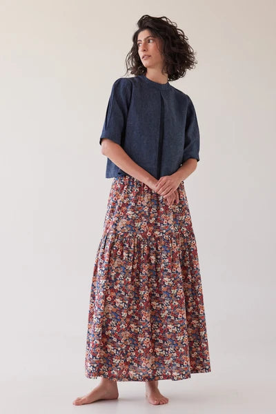 Eva's Sunday - Loretta Reversible Top - Navy