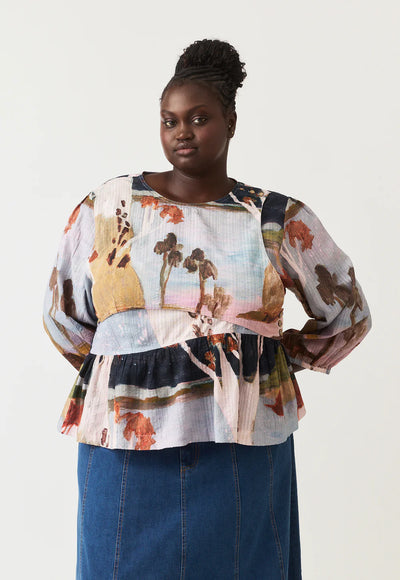 Nancybird - Mabel Top - Night Herons - W26-A21NH