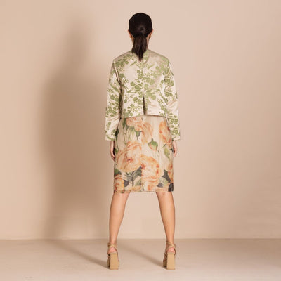 Megan Salmon - Marie Louise Birdie Jacket - Pistachio - M5606
