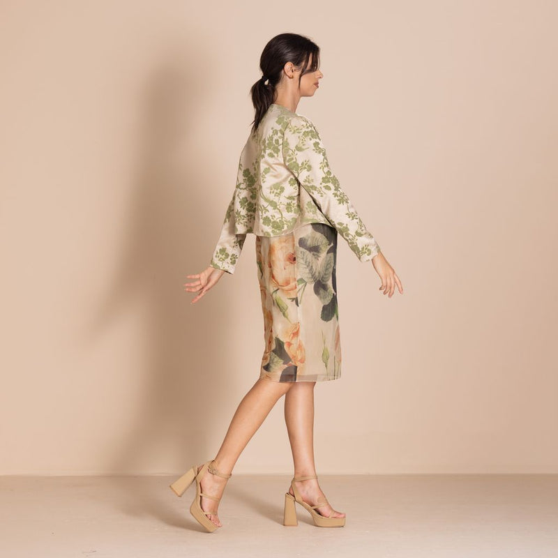 Megan Salmon - Marie Louise Birdie Jacket - Pistachio - M5606