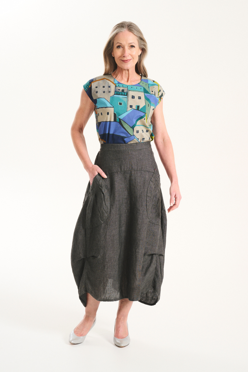 Olga De Polga - Milwaukee Alta Luxe Skirt - Slate - MS3018