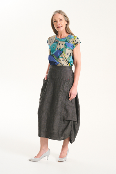Olga De Polga - Milwaukee Alta Luxe Skirt - Slate - MS3018