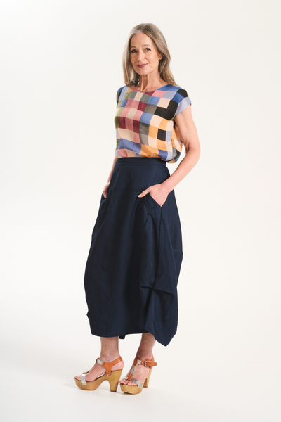 Olga De Polga - Milwaukee Sway Skirt - Navy - MS3031