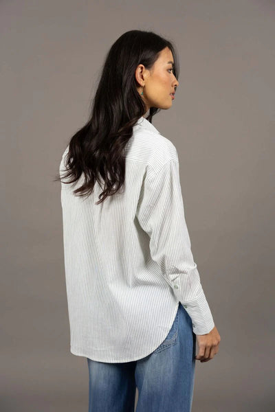 Humidity - Nala Stripe Shirt - Green Stripe - HW26600