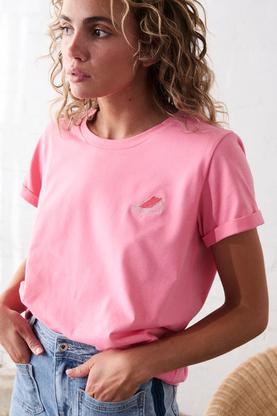 Kireina - Olivia Tee - Sun Lounge - Soft Pink - KSM250020