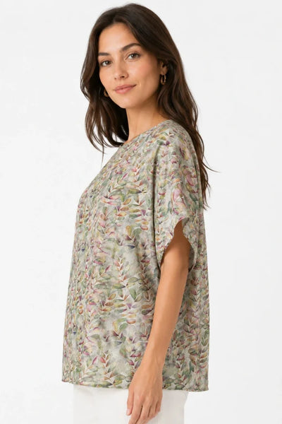 JJ Sisters - Dahlia Top - Botanical Print