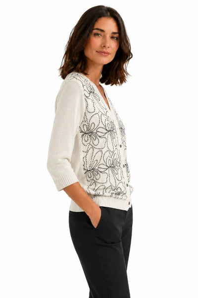 JJ Sisters - Florence Cardi - Ivory/Black
