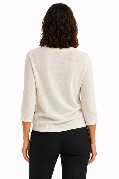JJ Sisters - Florence Cardi - Ivory/Black