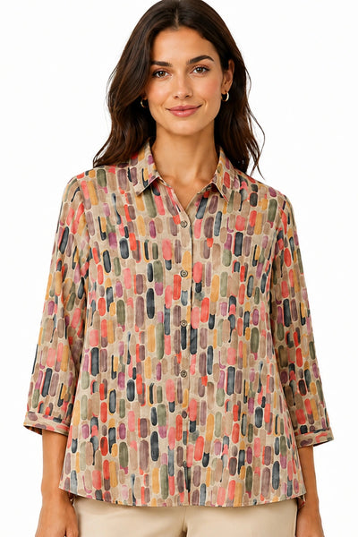 JJ Sisters - Mosaic Shirt - Multi