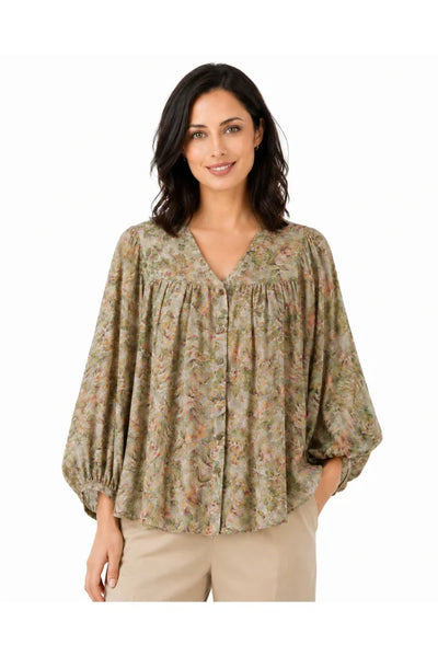 JJ Sisters - Meadow Blouse - Botanical Print