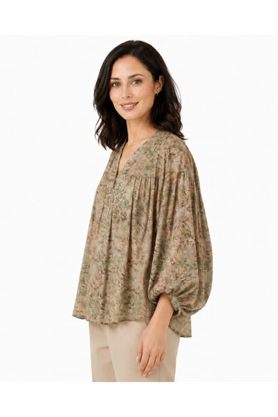 JJ Sisters - Meadow Blouse - Botanical Print