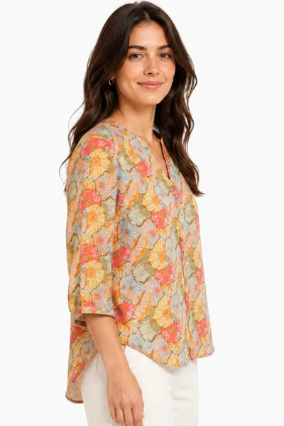 JJ Sisters - Retro Floral Shirt