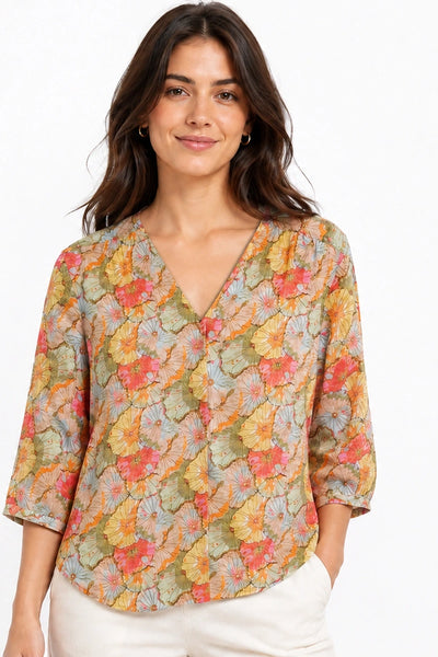 JJ Sisters - Retro Floral Shirt