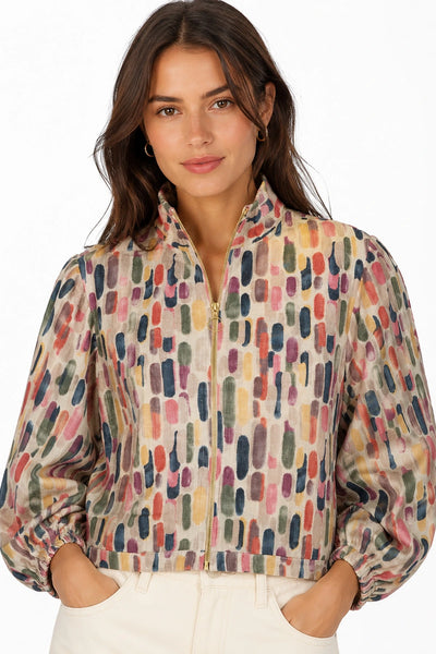 JJ Sisters - Frankie Jacket - Abstract Multi