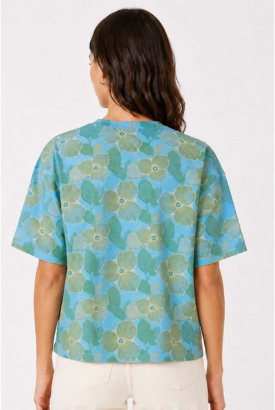 JJ Sisters - Floral Top - Blue