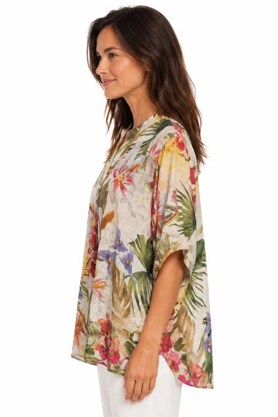 JJ Sisters - Eden Top - Tropical Floral