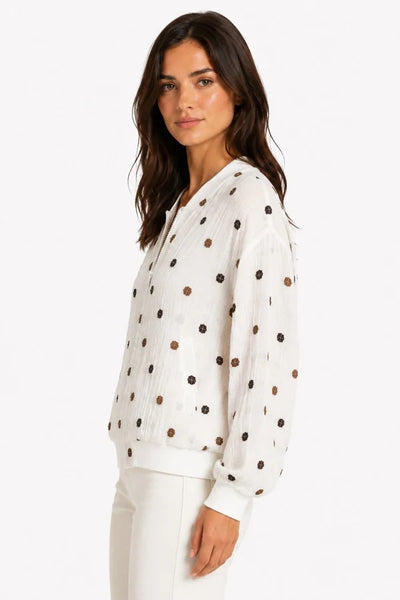 JJ Sisters - Hazel Bomber Jacket - Ivory