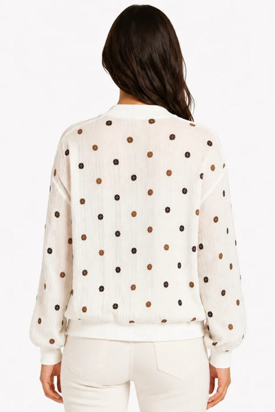 JJ Sisters - Hazel Bomber Jacket - Ivory