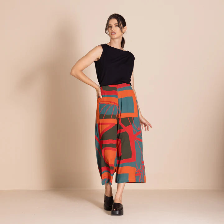 Megan Salmon - Origin Crepe 7/8 Mariner Pant - M9618