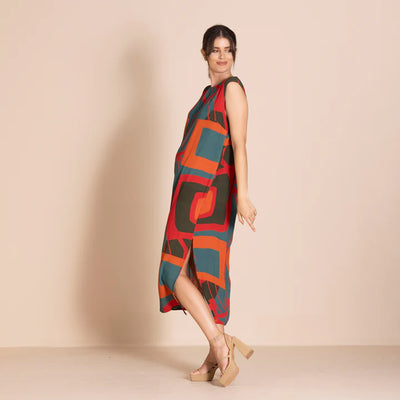 Megan Salmon - Origin Crepe Column Dress - M8628