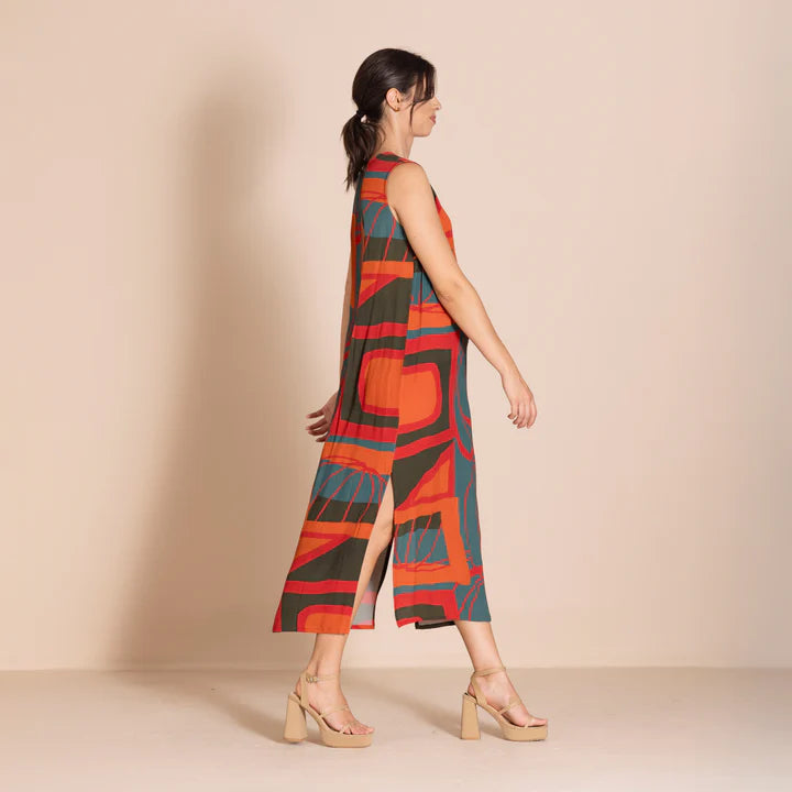 Megan Salmon - Origin Crepe Column Dress - M8628