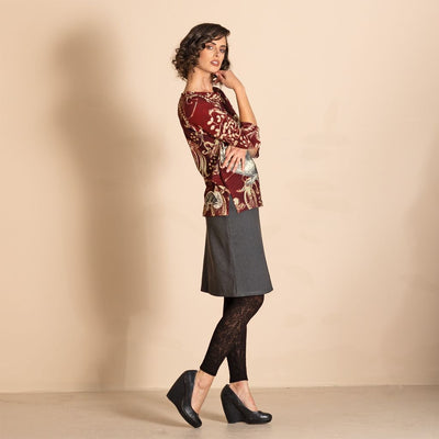 Megan Salmon - Owl Audrey Tee - M6721