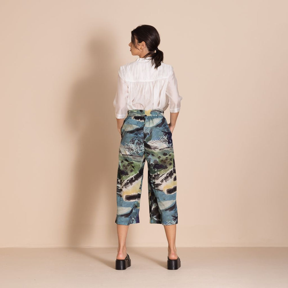 Megan Salmon - Park Life 7/8 Loose Wide Leg Pant
