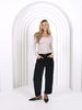 Monaco Tonie Barrel Mid Rise Jet Black Cord