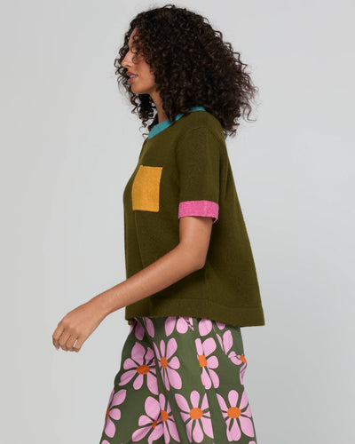Boom Shankar - Poet Tee - Khaki Multi