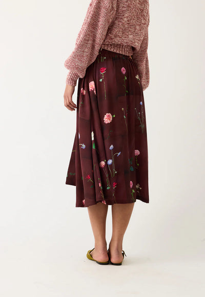 Nancybird - Porcelain Tie Skirt - Bloom Tile - W26-A23BT
