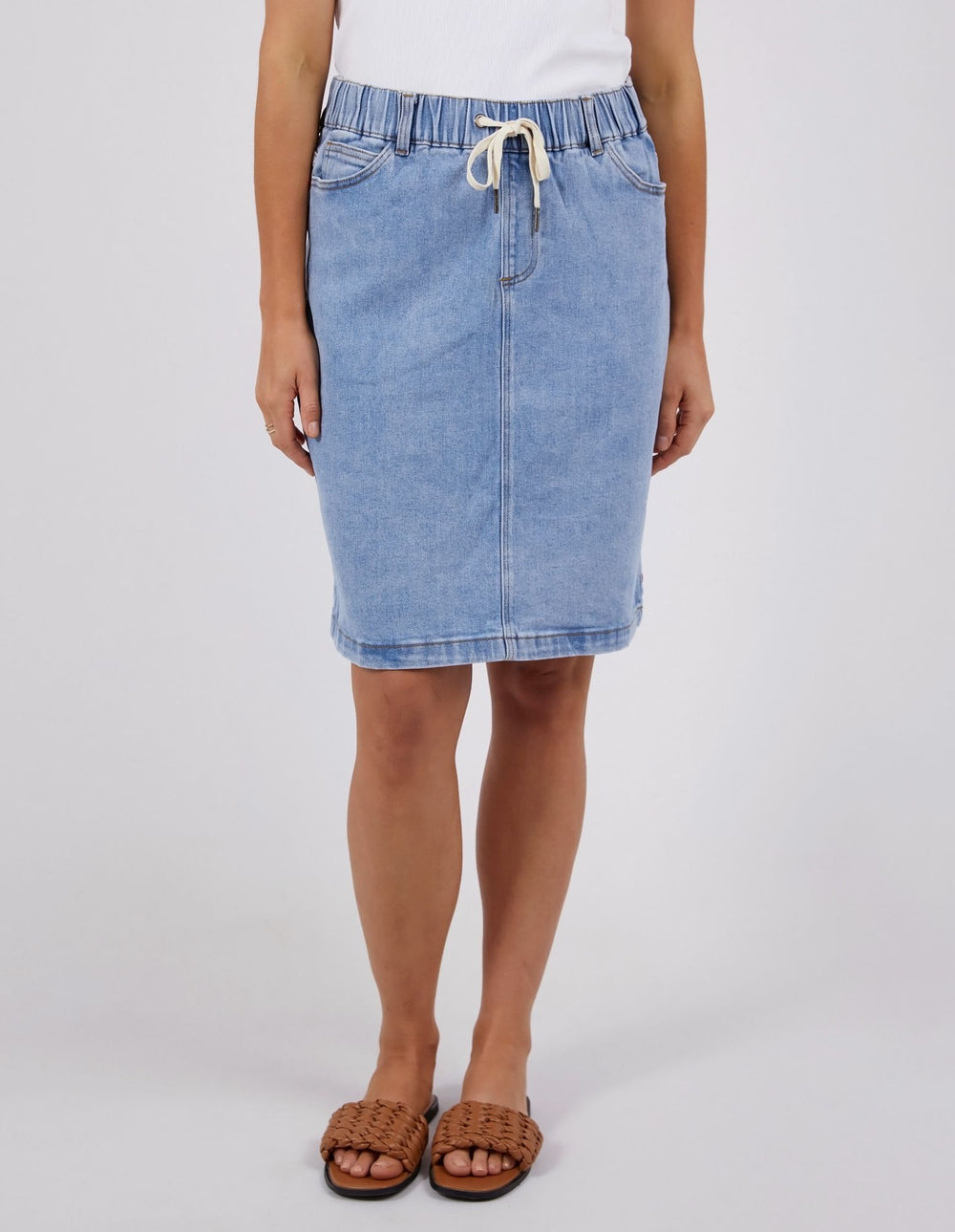 Elm Lifestyle - Skirt - Peta - Denim Blue