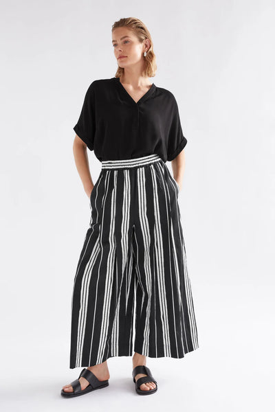 Elk - Reza Pant - Fez Print - Black - A1398BS25