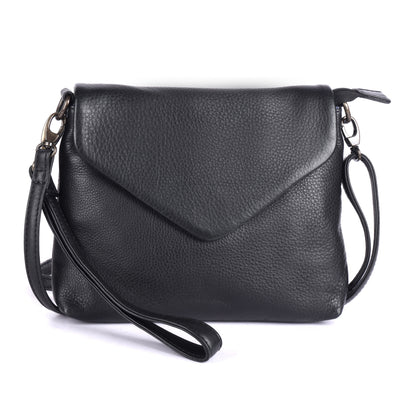 Rugged Hide - Winmalee Envelope Bag | Black