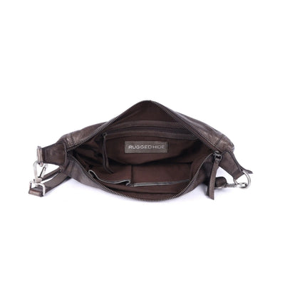Rugged Hide - Charlie Half Moon Crossbody Bag