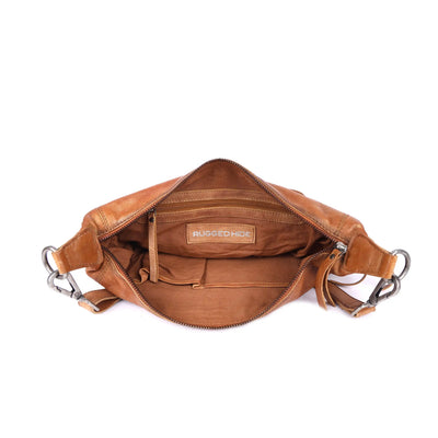 Rugged Hide - Charlie Half Moon Crossbody Bag