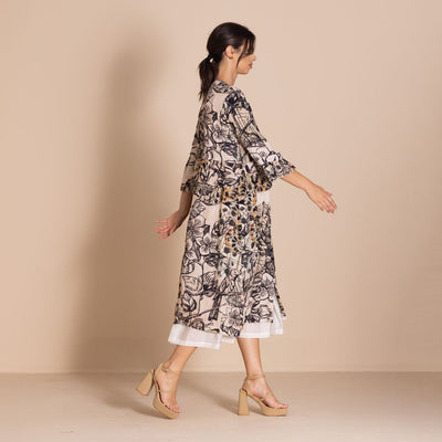 Megan Salmon - Rosencrantz Frill Dress - M8630