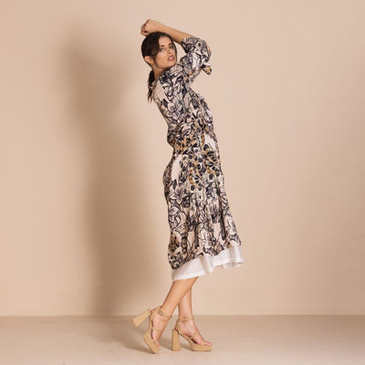 Megan Salmon - Rosencrantz Frill Dress - M8630